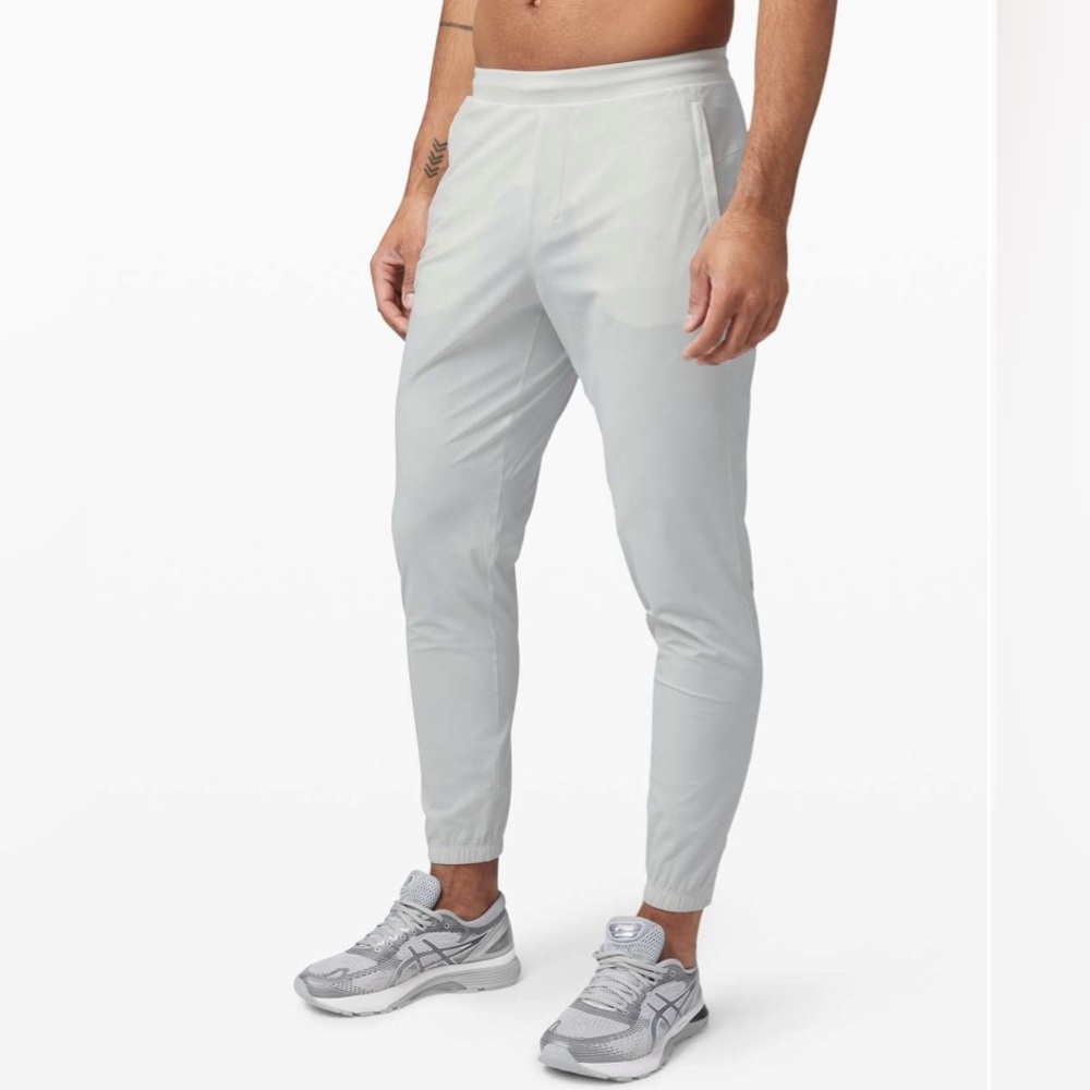 lululemon Jogger Pants - Men's Light Gray In Size Small